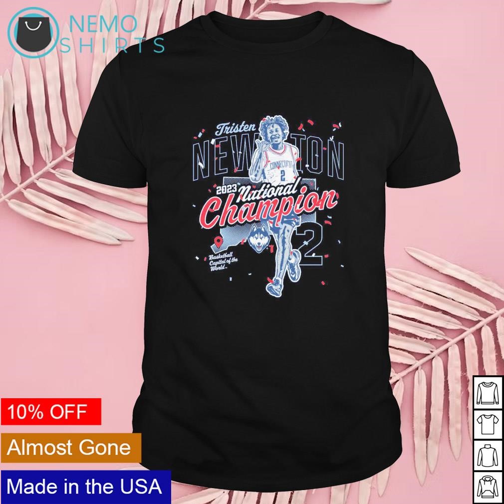 Tristen Newton UConn Huskies 2023 national champion shirt