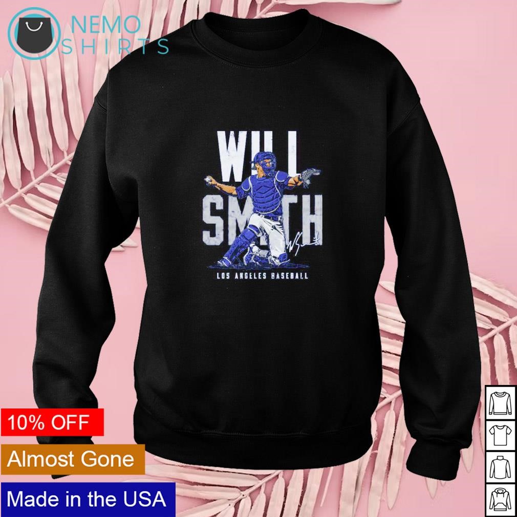 Will Smith Los Angeles Dodgers baseball name blocks shirt, hoodie, sweater  and v-neck t-shirt