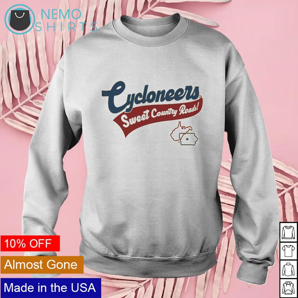 Cycloneers sweet country roads shirt hoodie sweater and v neck t