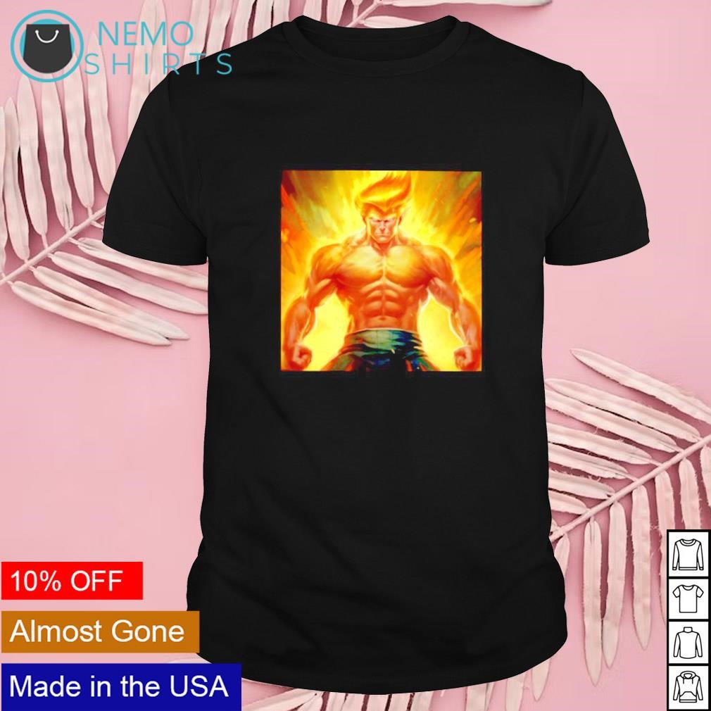 Donald Trump Circa 2023 super Saiyan shirt