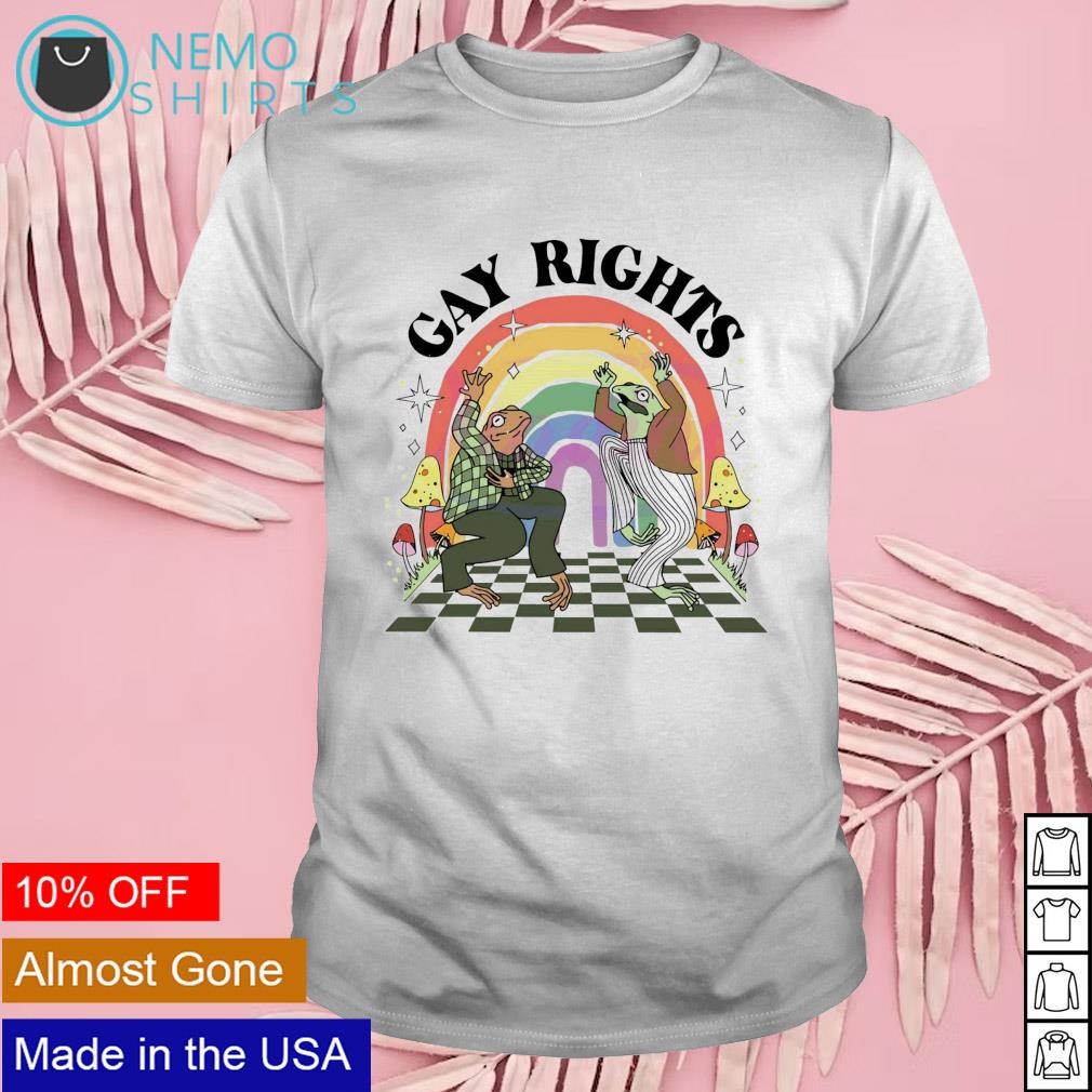 Gay rights dancing frog shirt