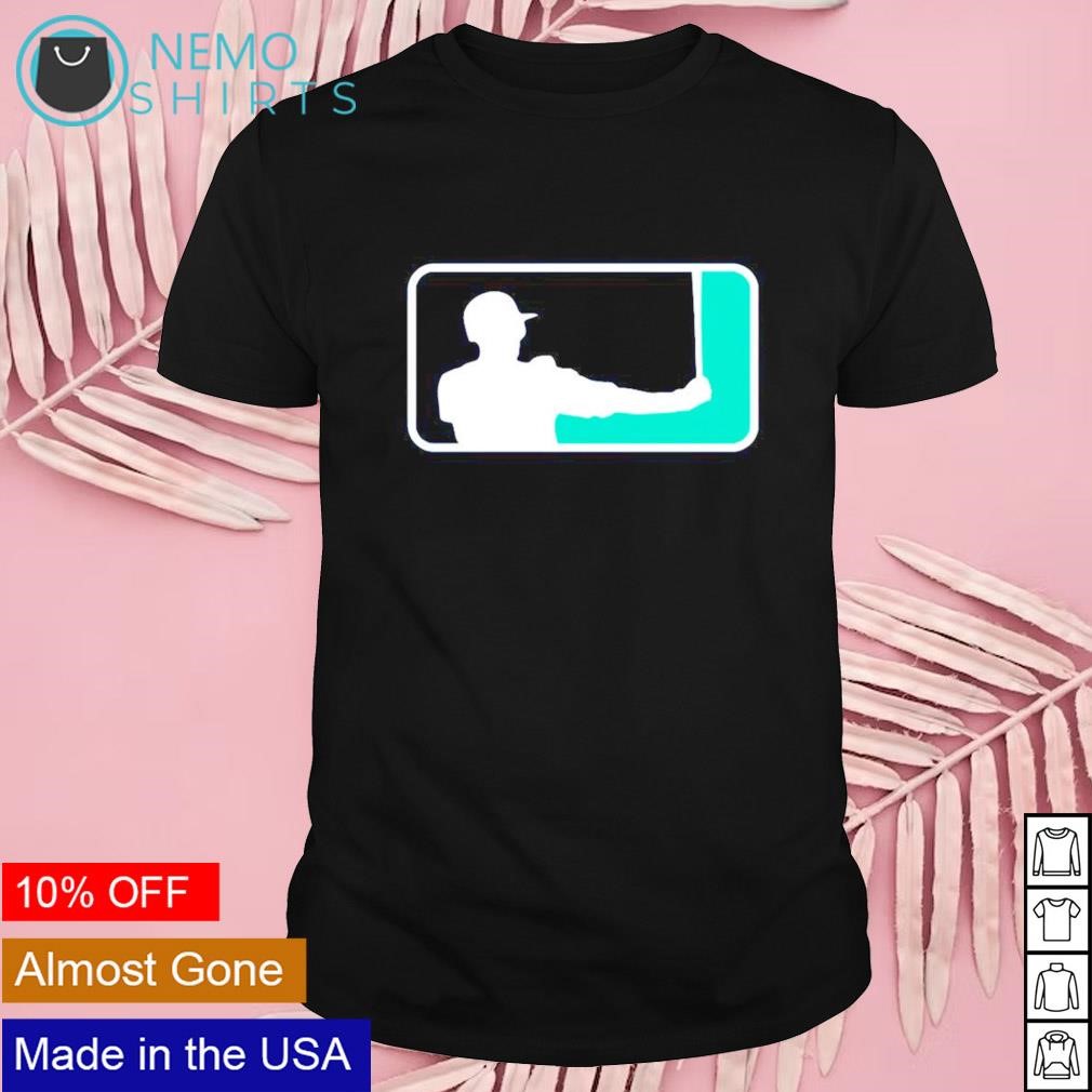 Ichiro baseball logo parody Seattle Mariners baseball shirt