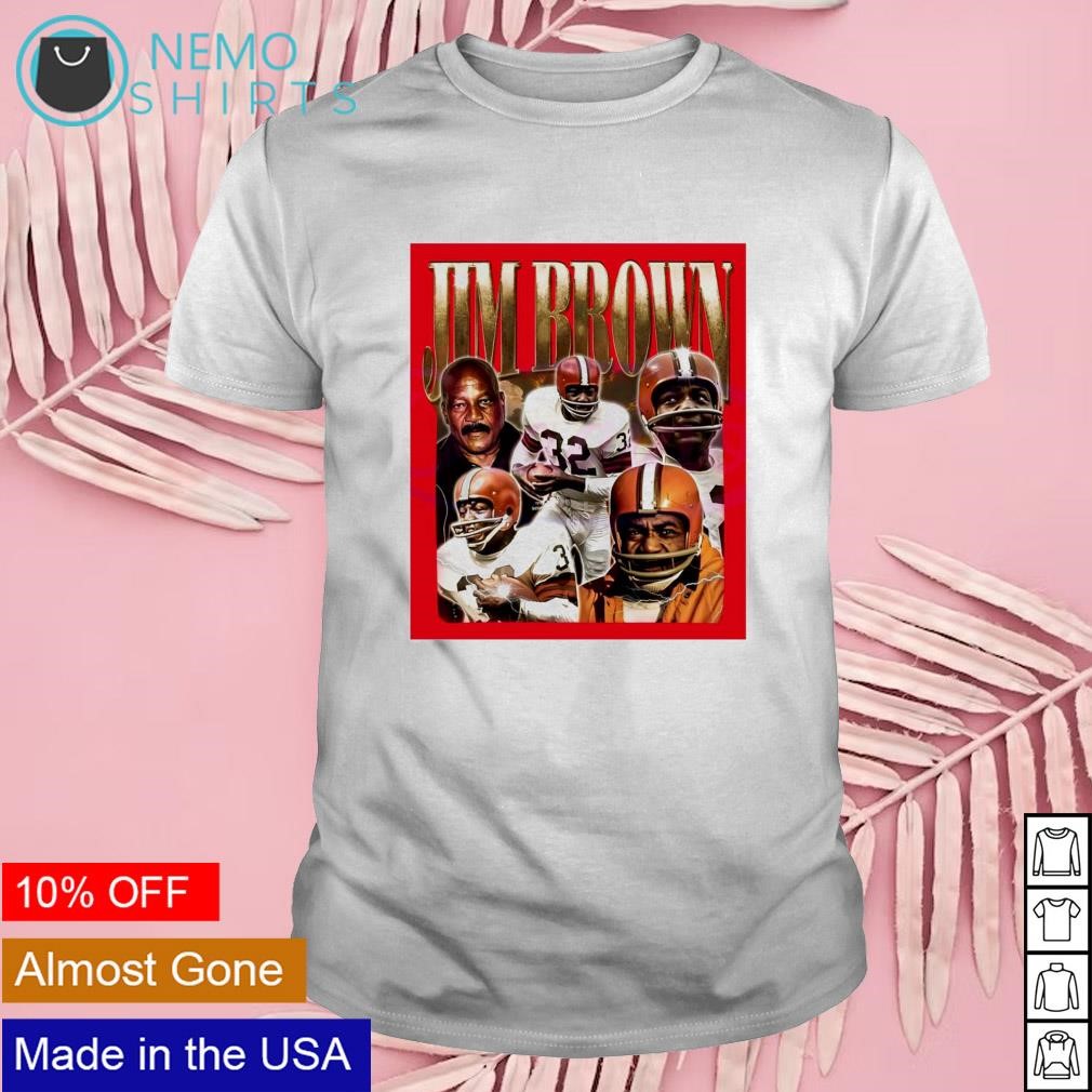 Jim Brown the legendary Browns hall of fame shirt