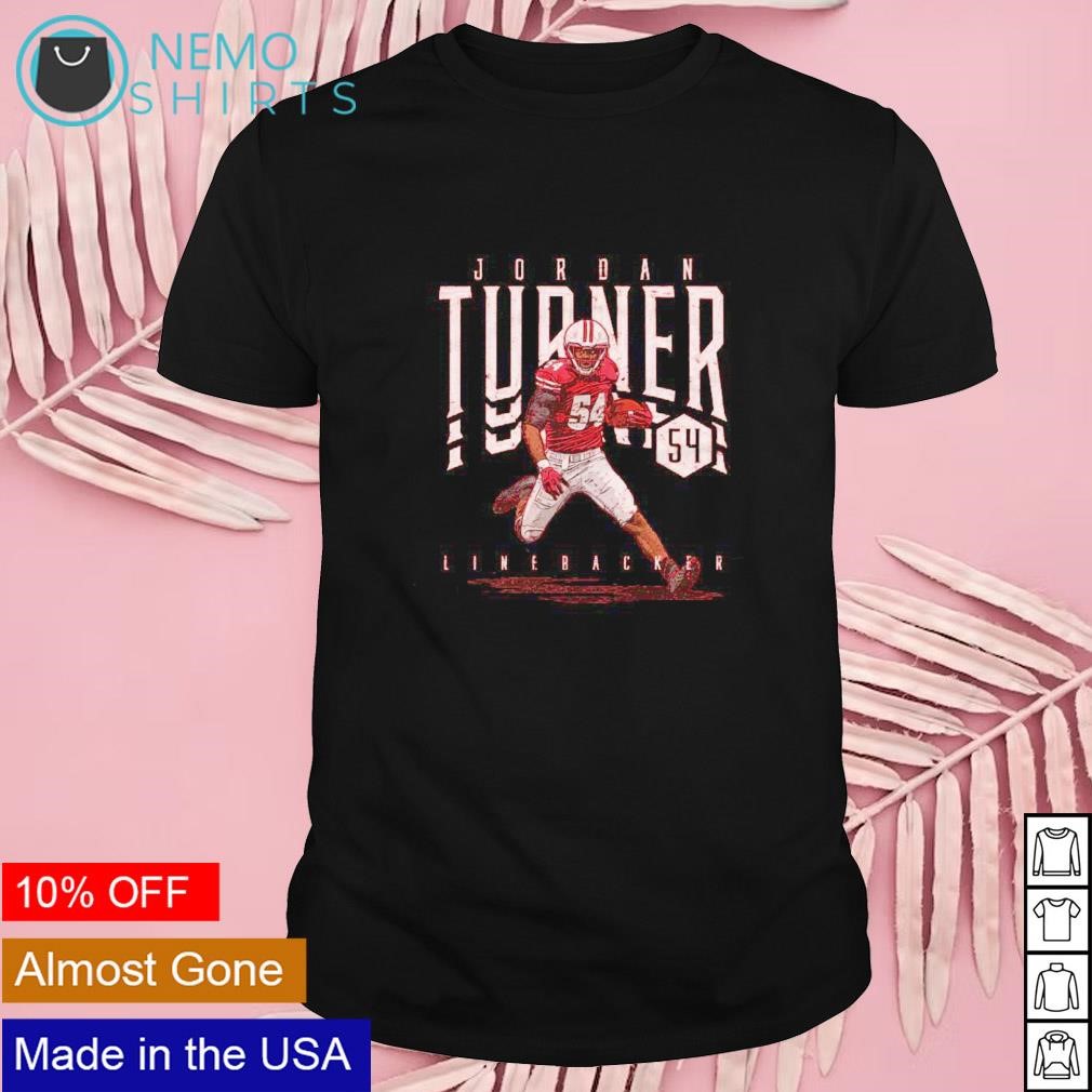 Jordan Turner lineback Wisconsin player name shirt