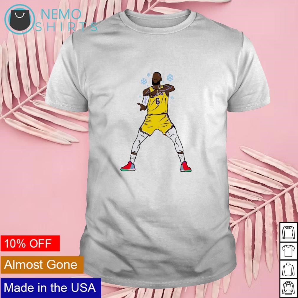 LA Lakers LeBron James ice in my veins shirt