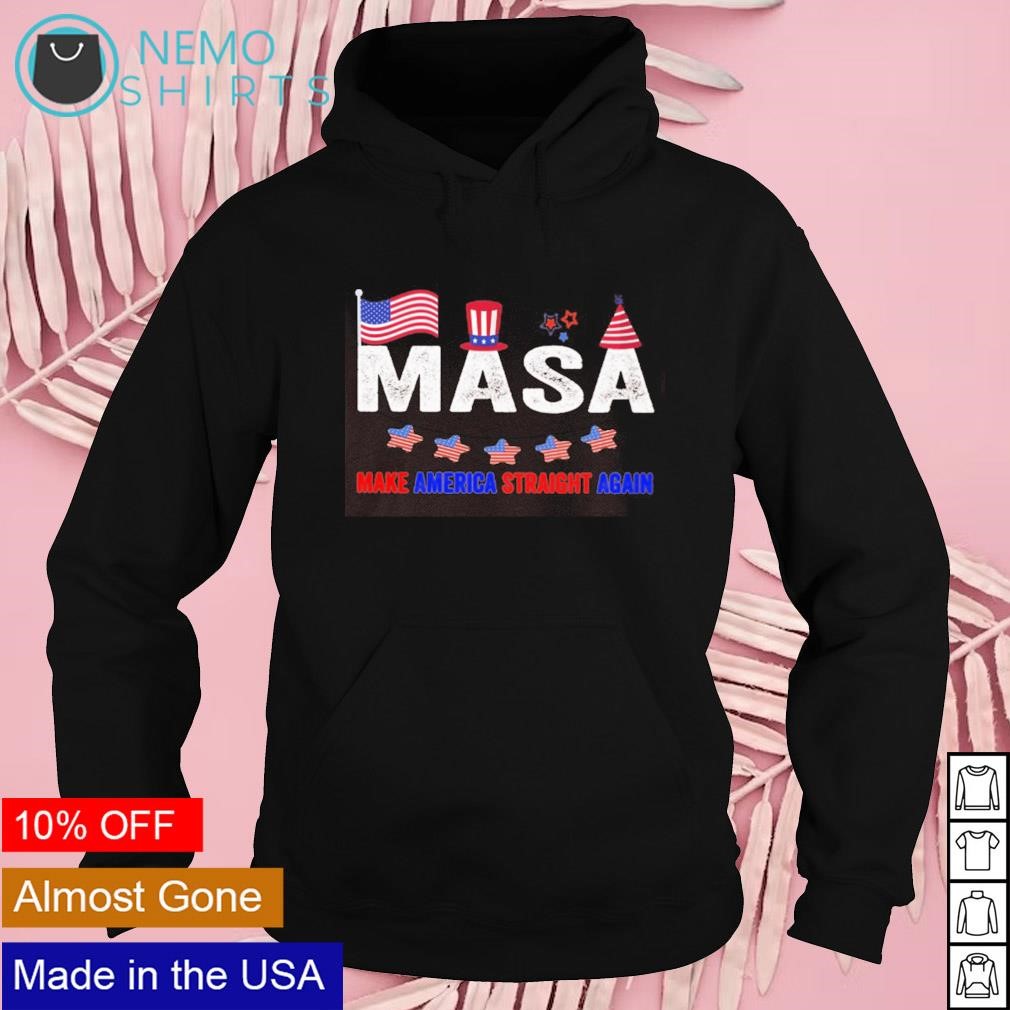 MASA make America straight again 4th of July shirt Mock-Up Nemo hoodie black.jpg