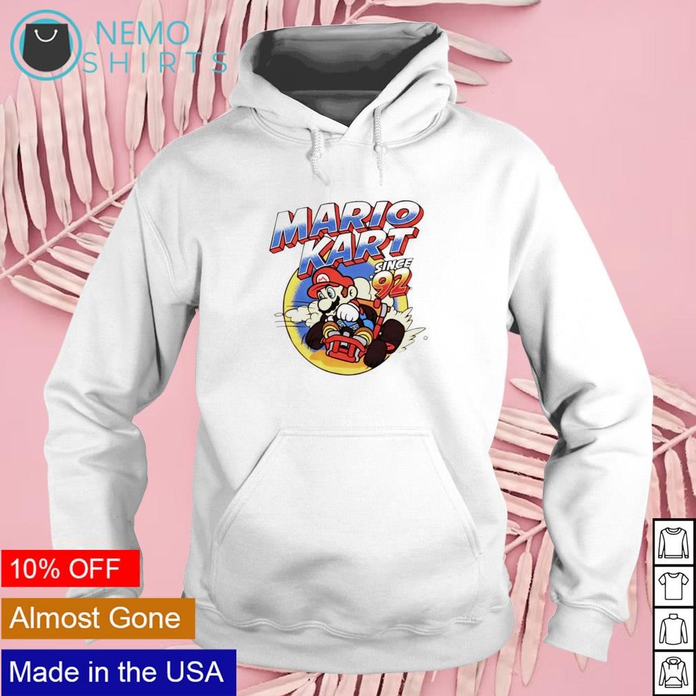 Mario Kart since 92 shirt hoodie sweater and v neck t shirt