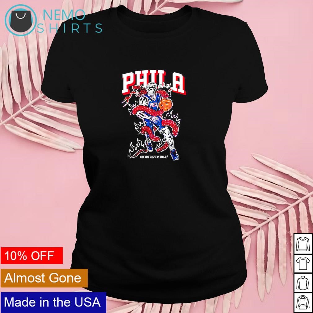 For The Love Of Philly 76ers T-Shirt, Custom prints store