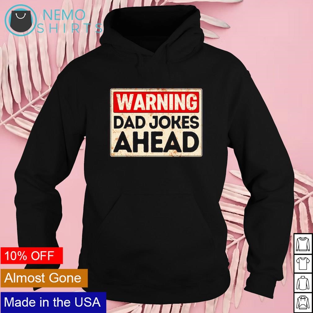 Warning dad jokes ahead fathers day shirt Mock-Up Nemo hoodie black.jpg