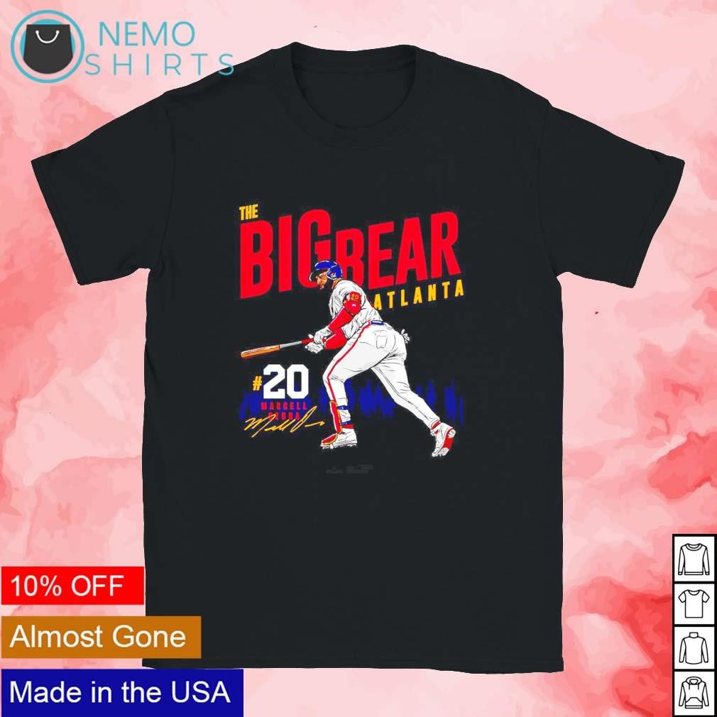 Marcell Ozuna The Big Bear Atlanta Baseball Signature shirt, hoodie,  sweater, long sleeve and tank top