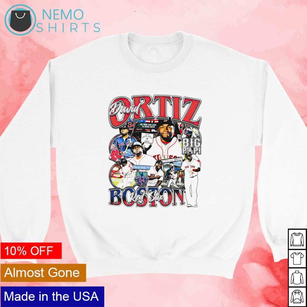 Boston Red Sox David Ortiz picture collage shirt, hoodie, sweater