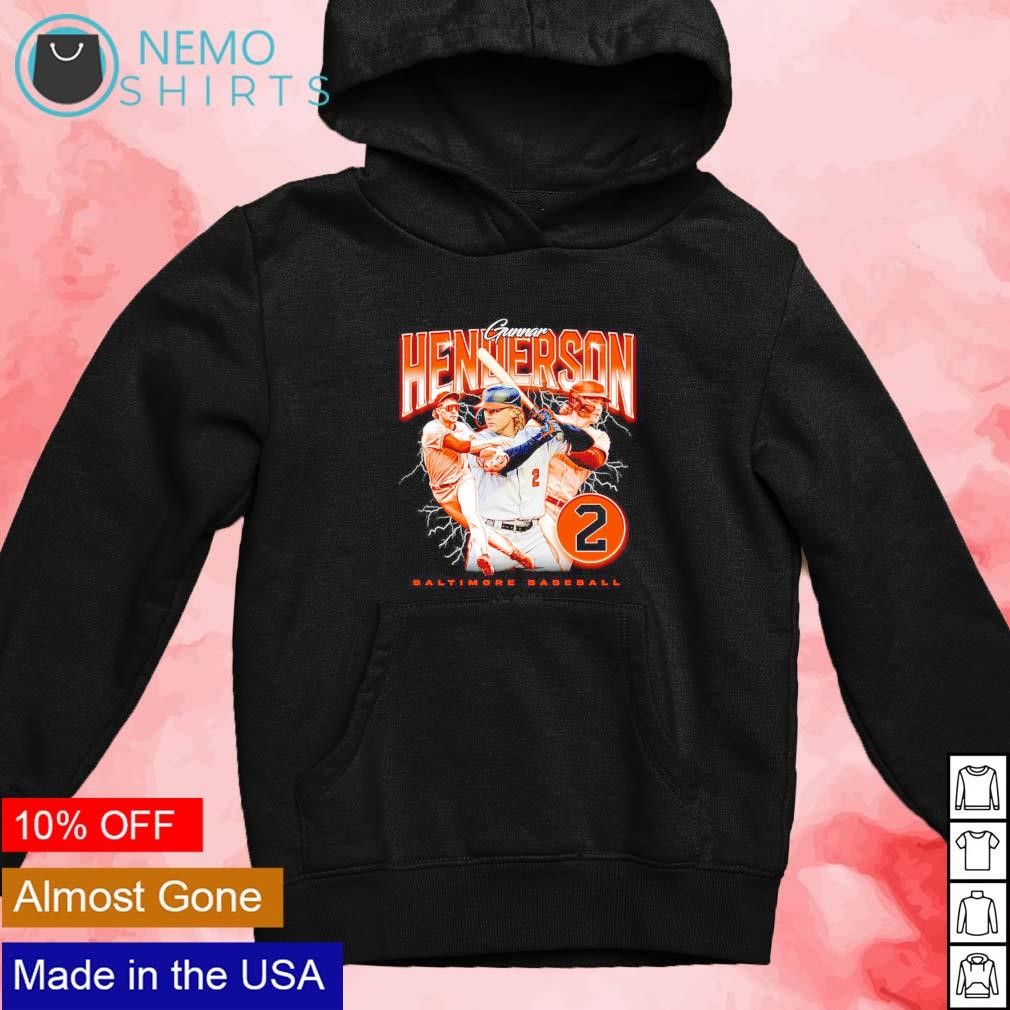 Gunnar Henderson Baltimore Orioles retro shirt, hoodie, sweater