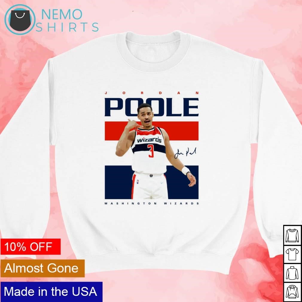 Jordan Poole Washington Wizards signature shirt, hoodie, sweater and v-neck  t-shirt