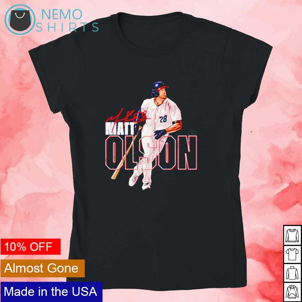 Matt Olson Atlanta Braves MLB signature shirt, hoodie, sweater and