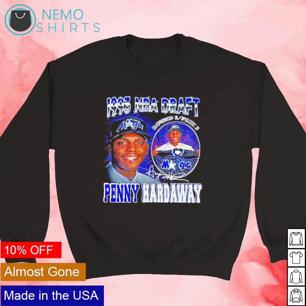 Nice penny Hardaway Orlando Magic 1993 NBA Draft Day vintage shirt,  sweater, hoodie and tank top