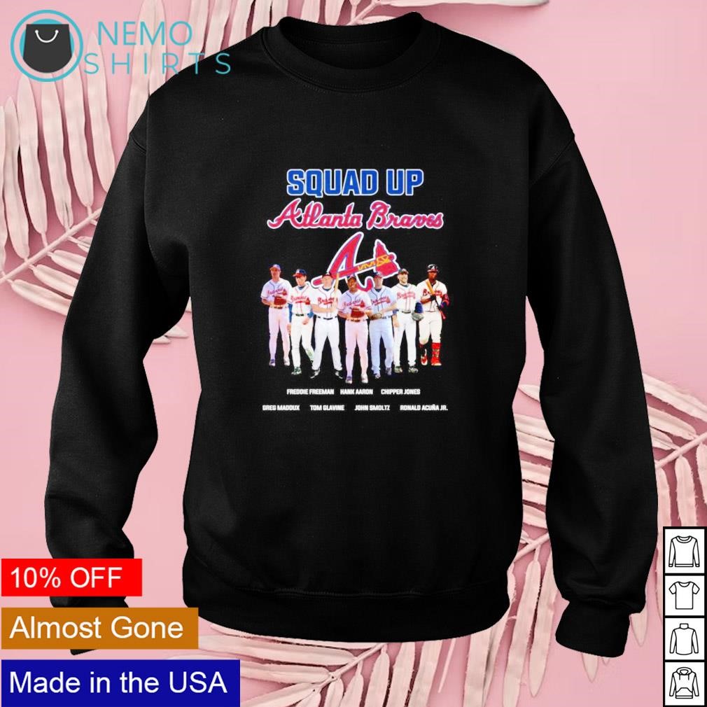 Squad up Atlanta Braves names of players shirt, hoodie, sweater and v-neck  t-shirt