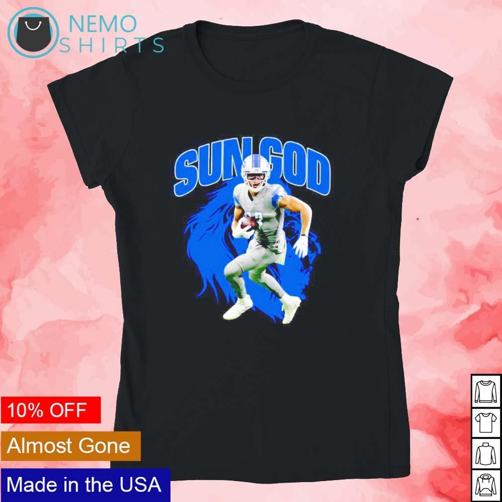 Official Detroit Lions Amon Ra Sun God 2023 Shirt, hoodie, sweater, long  sleeve and tank top