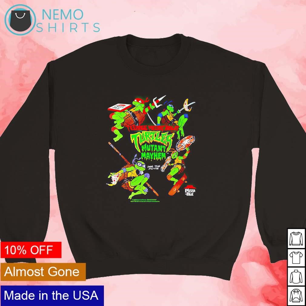 Teenage mutant ninja turtles mutant mayhem black design shirt, hoodie,  sweater, long sleeve and tank top