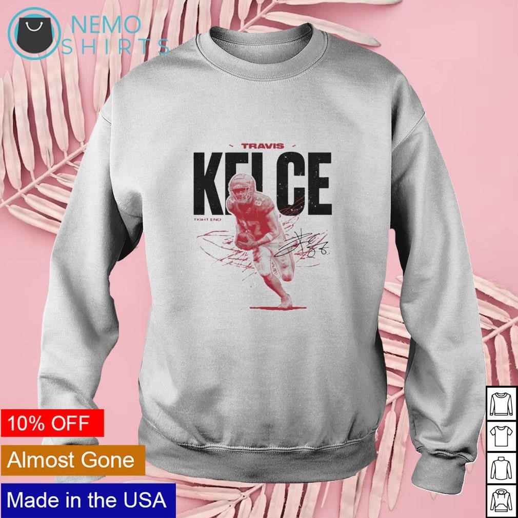 Travis Kelce Signature Kansas City Chiefs Shirt - High-Quality