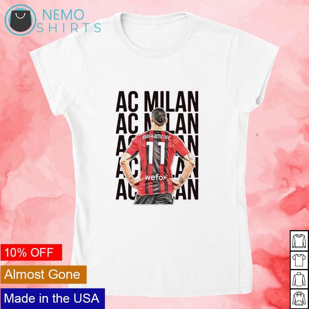 Zlatan soccer jersey, AC Milan Ibrahimovic 11 jersey