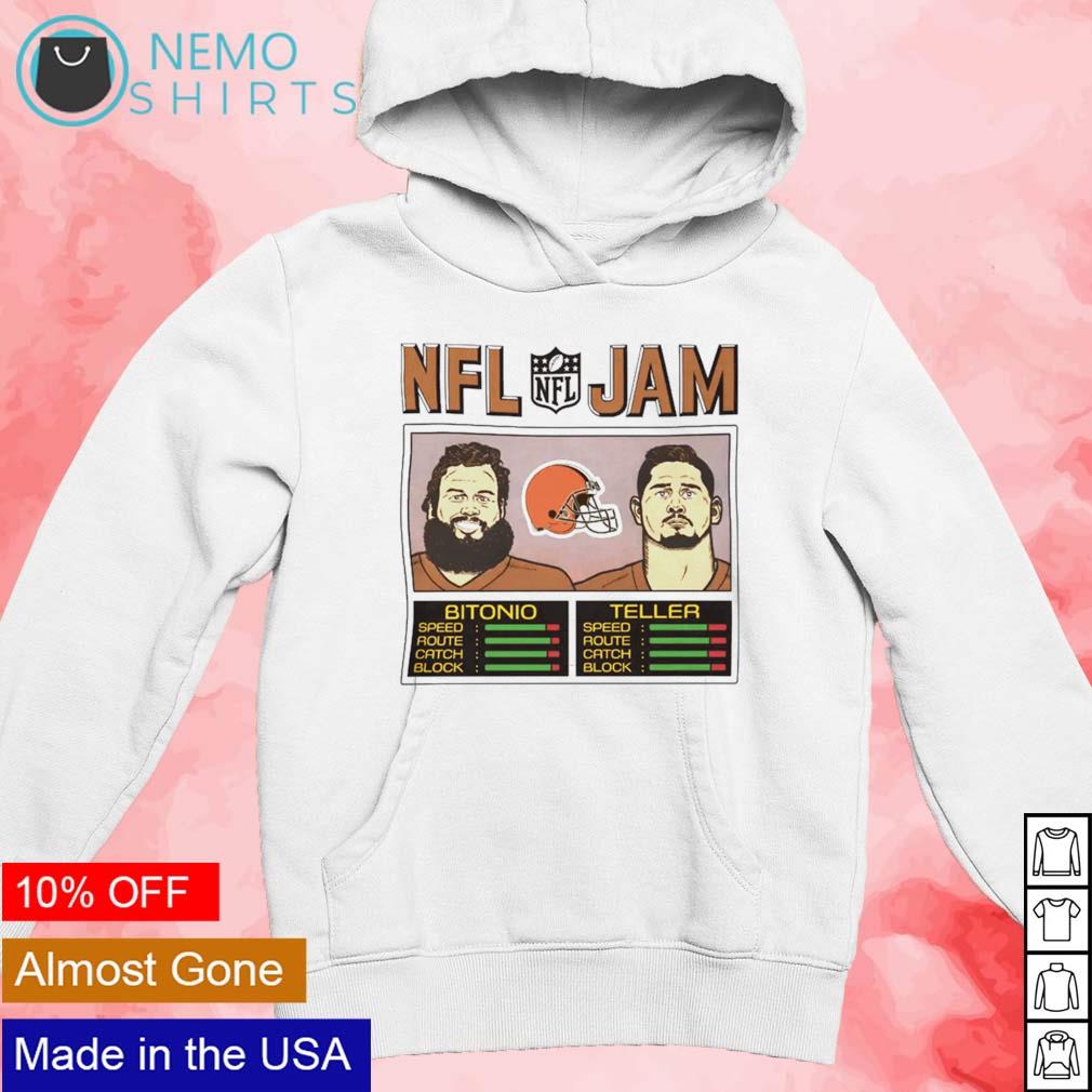 Official Nfl jam browns bitonio and teller shirt, hoodie, sweater