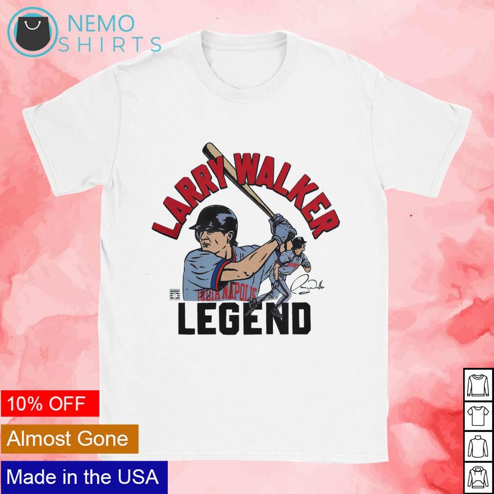 Larry Walker baseball legend signature shirt, hoodie, sweater and v-neck  t-shirt