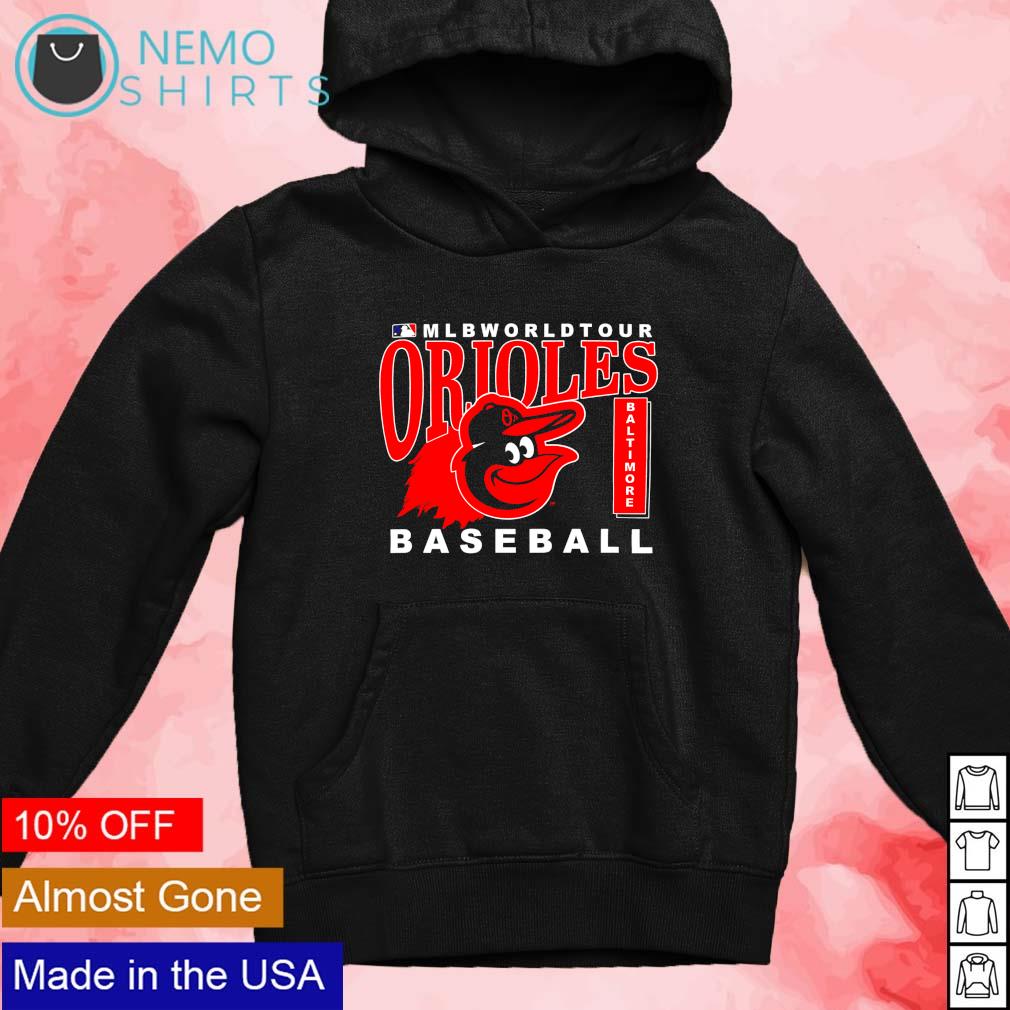 MLB World Tour Baltimore Orioles logo T-shirt, hoodie, sweater