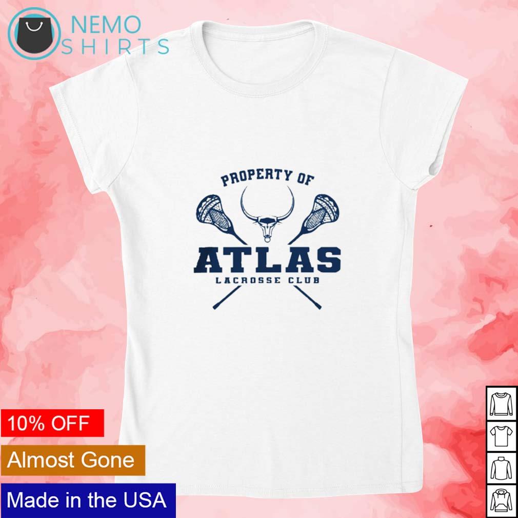 Property of Atlas Lacrosse Striker club logo shirt, hoodie