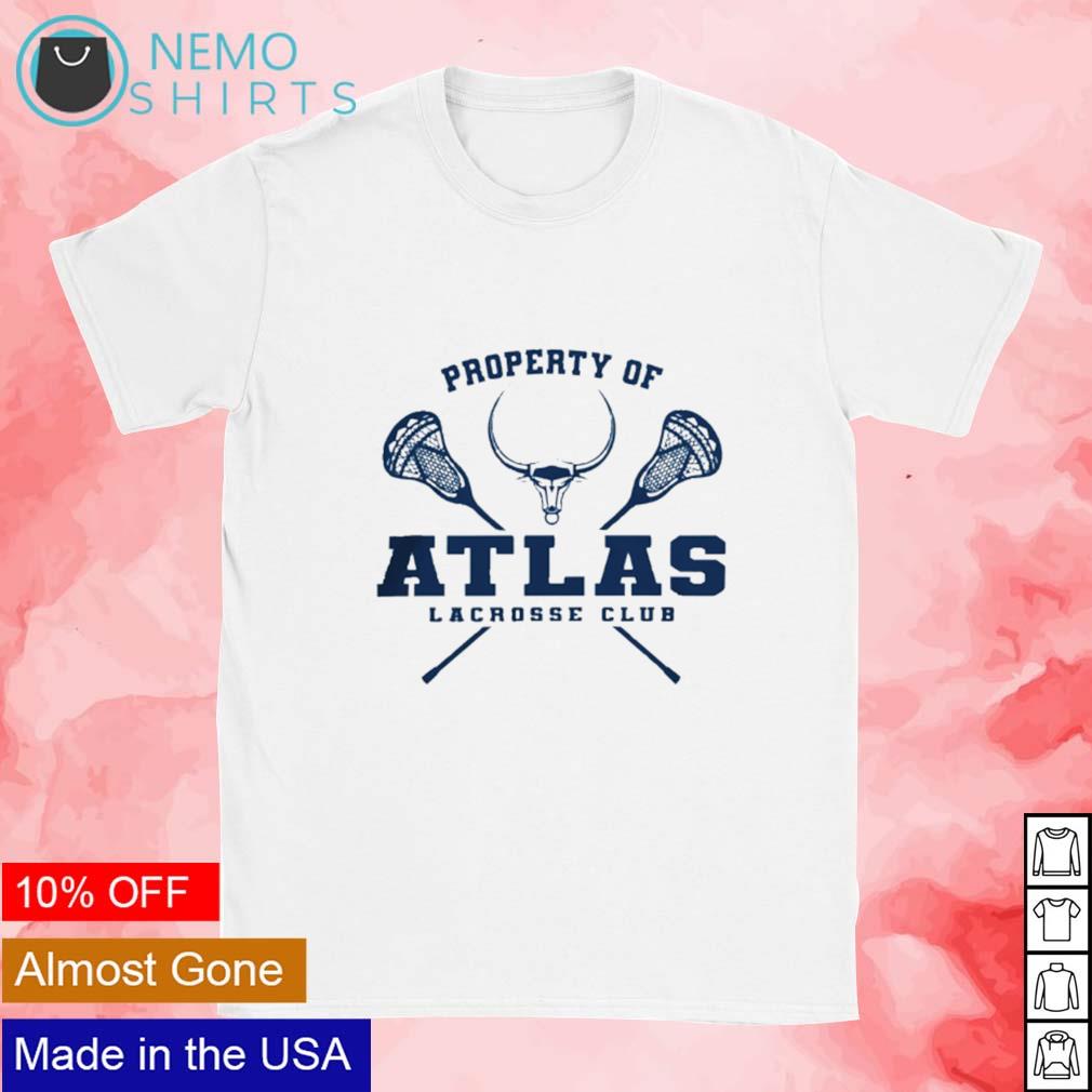 Property of Atlas Lacrosse Striker club logo shirt, hoodie