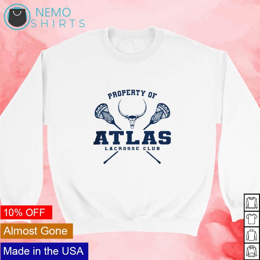 Property of Atlas Lacrosse Striker club logo shirt, hoodie