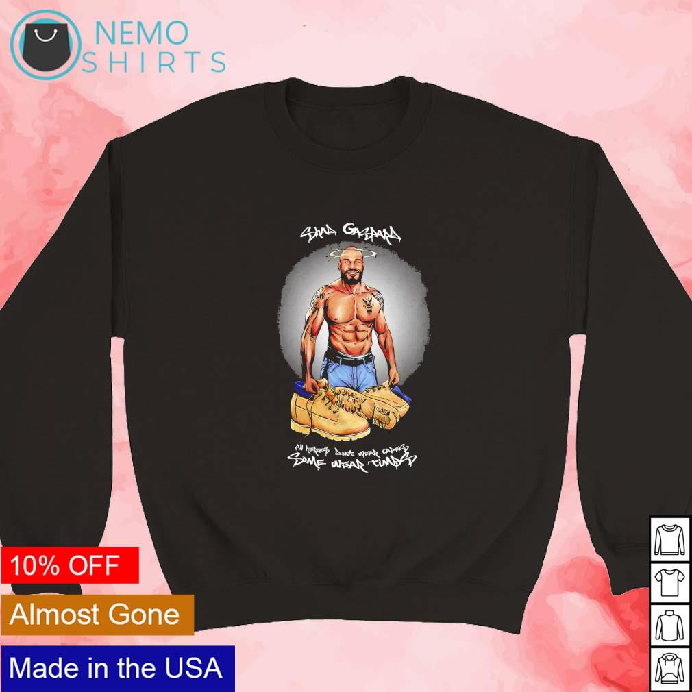 Shad Gaspard all heroes don't wear capes some wear Timbs boots wwe shirt,  hoodie, sweater and v-neck t-shirt