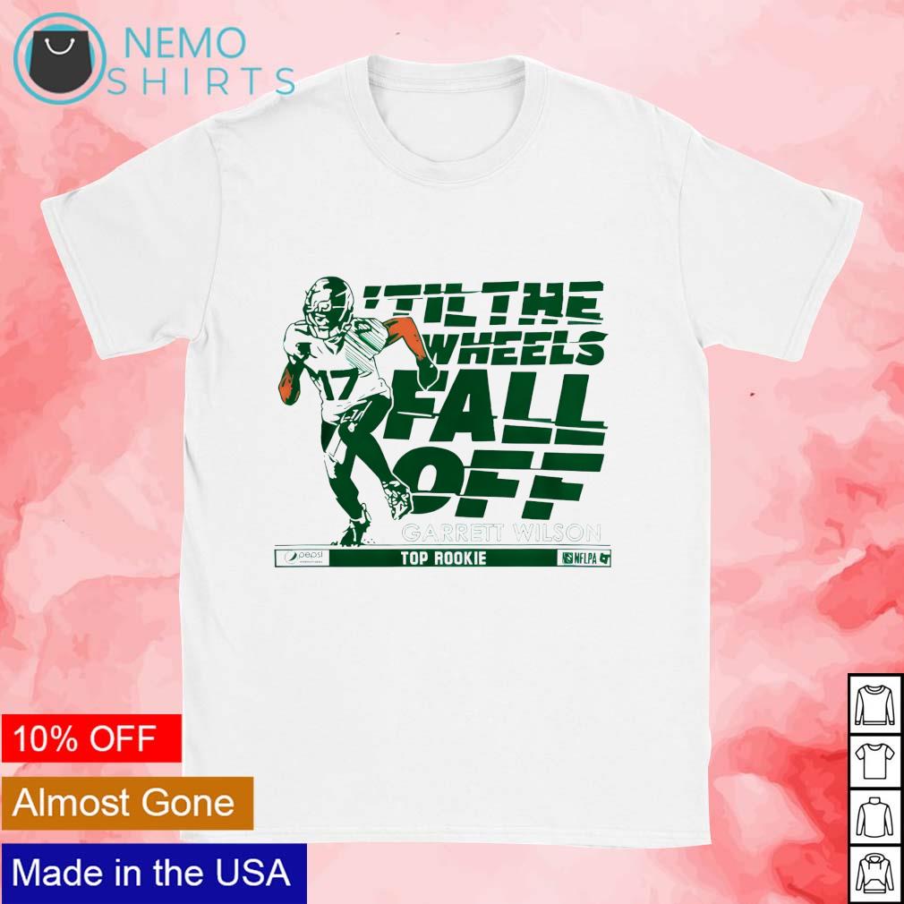 Til the wheels fall off Garrett Wilson New York Jets football shirt,  hoodie, sweater and v-neck t-shirt