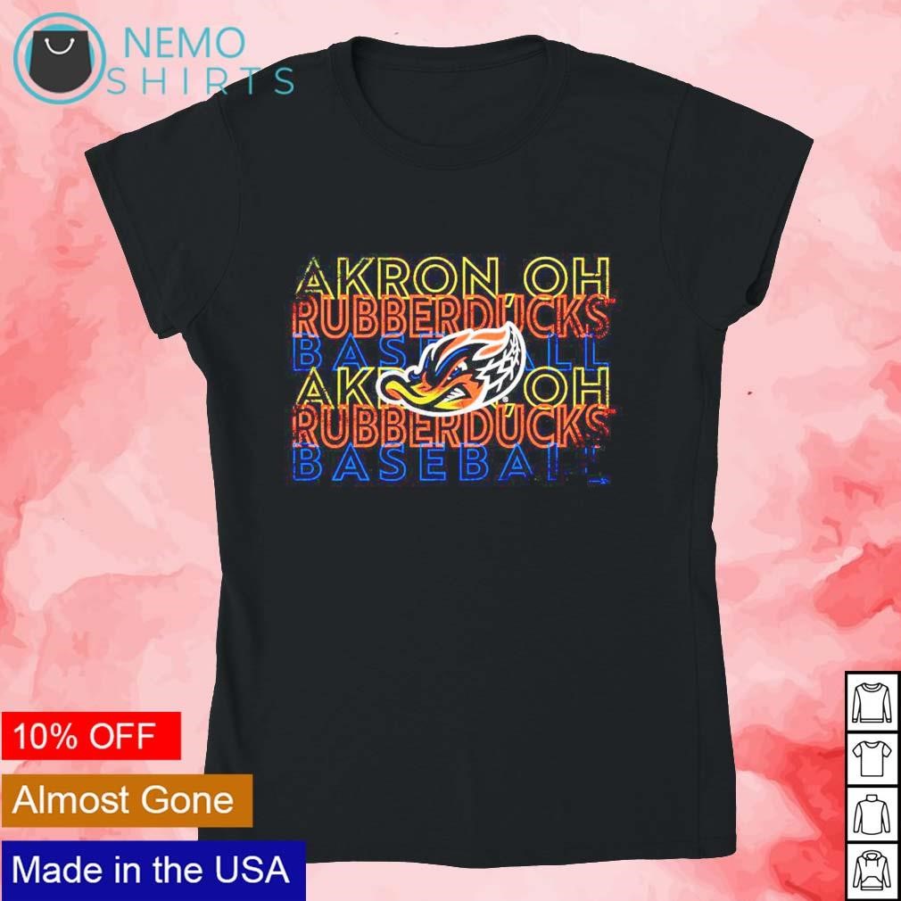 Akron oh Rubberducks baseball logo color shirt, hoodie, sweater and v-neck  t-shirt