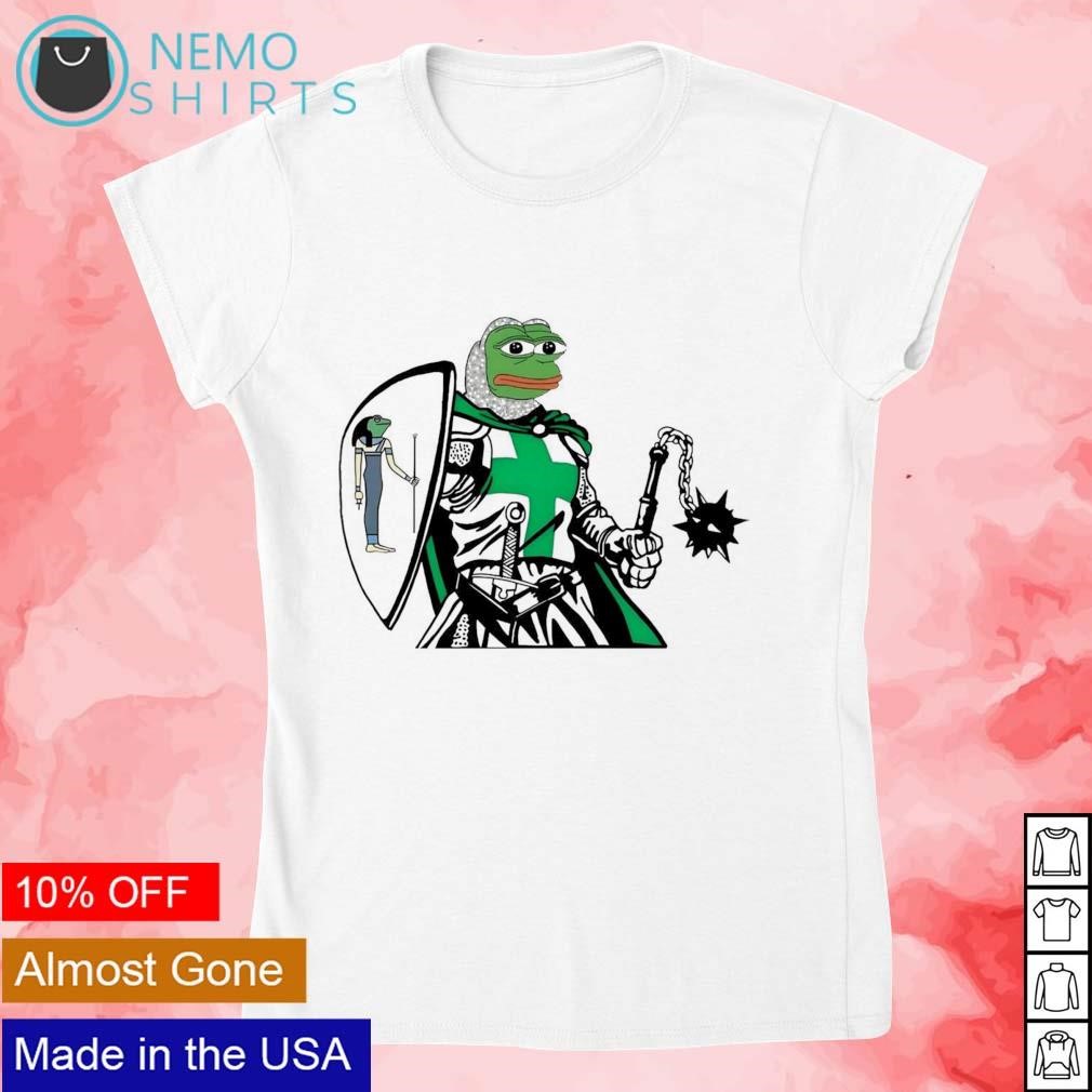 Crusader Pepe frog shirt hoodie sweater and v neck t shirt