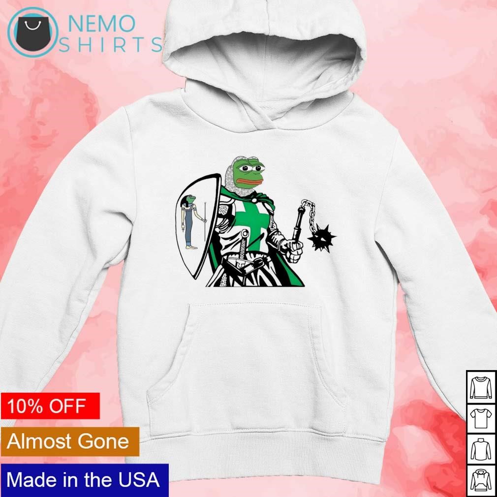 Crusader Pepe frog shirt hoodie sweater and v neck t shirt