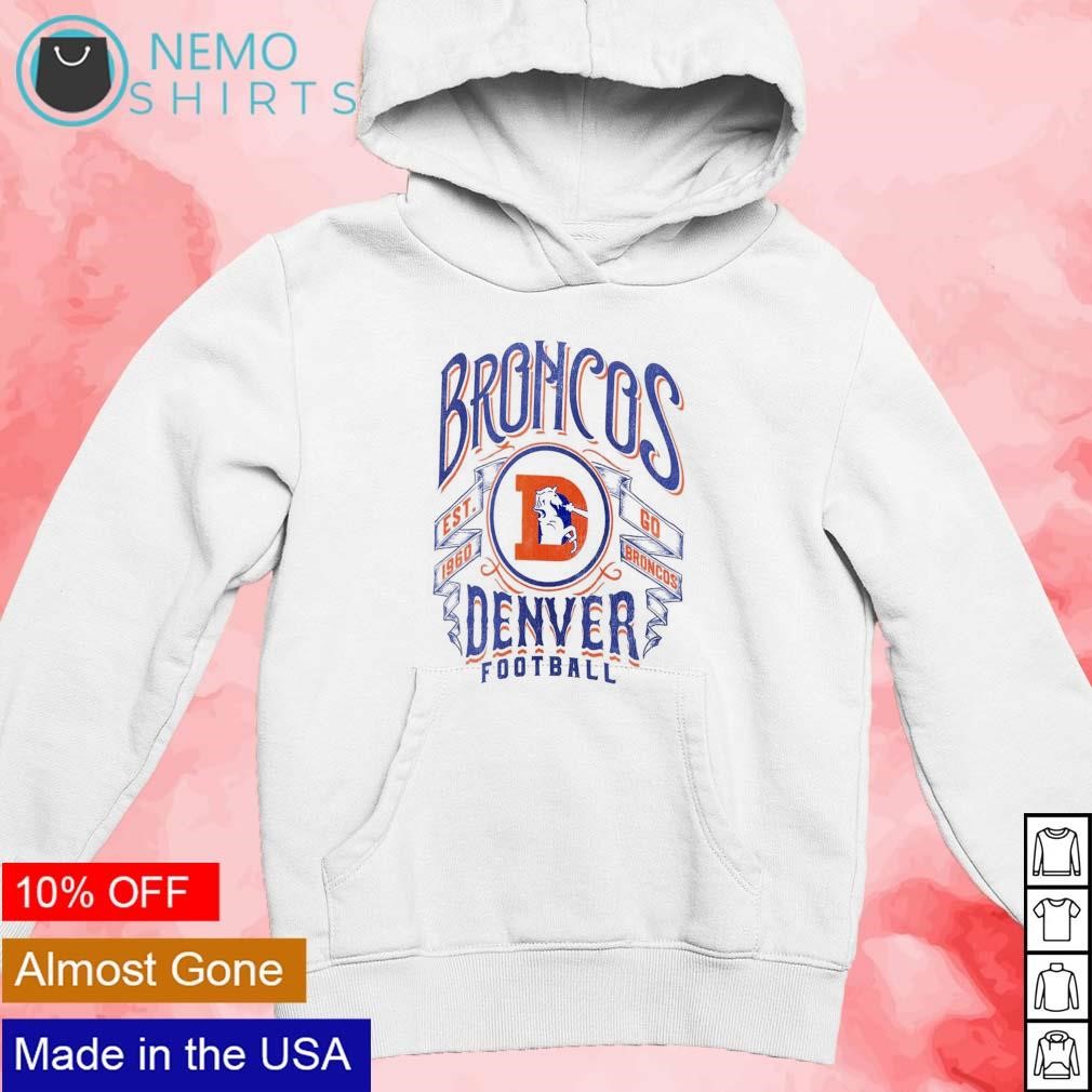 Denver broncos hotsell retro sweatshirt