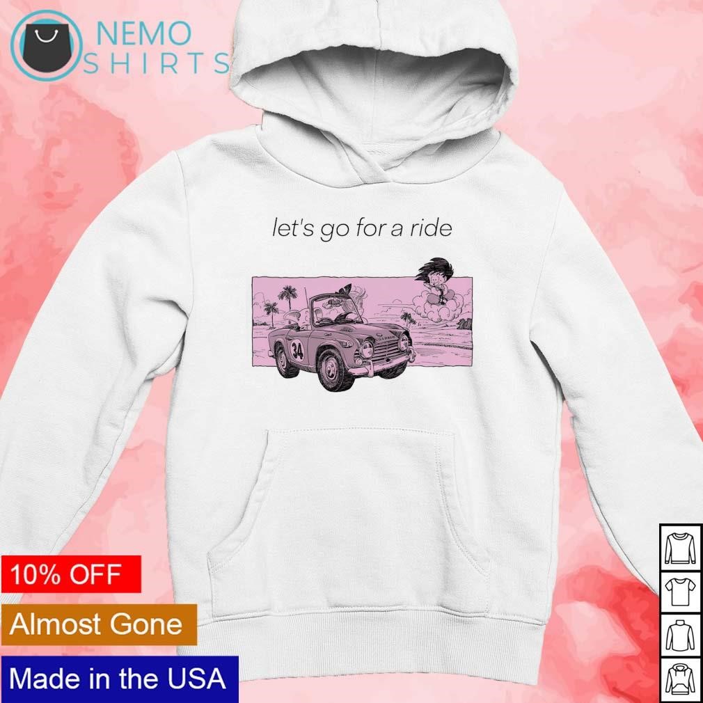 Let s go for a ride Dragon Ball Son Goku and Puma shirt hoodie sweater and v neck t shirt