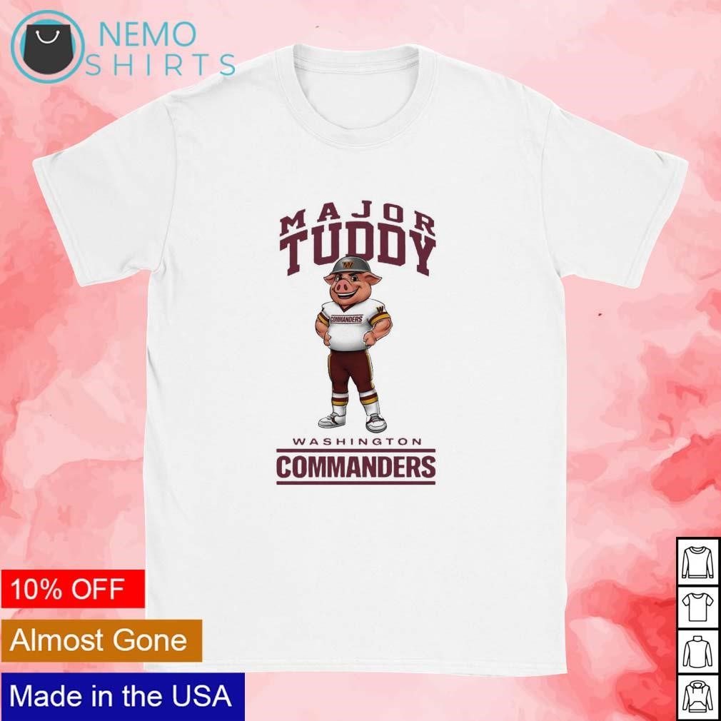 Major Tuddy mascot Washington Commanders shirt, hoodie, sweater