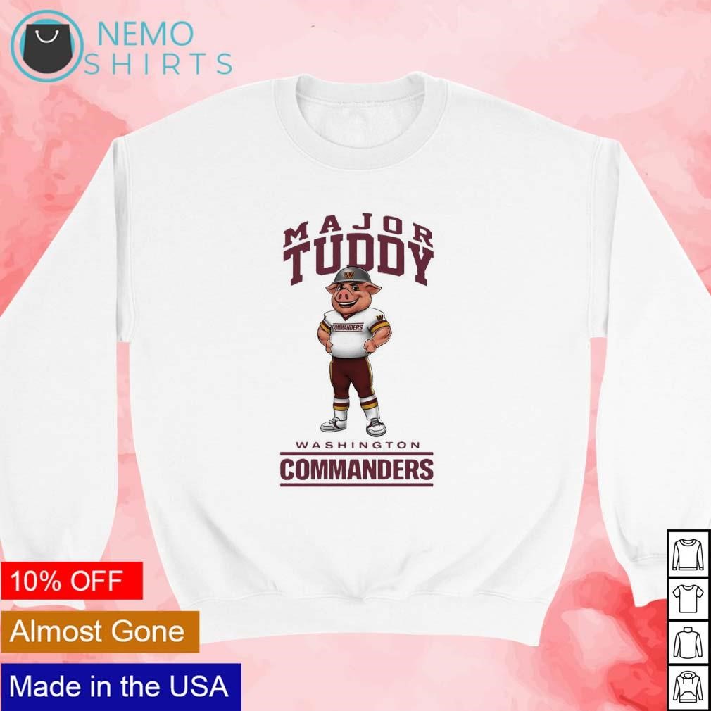 Major Tuddy mascot Washington Commanders shirt, hoodie, sweater
