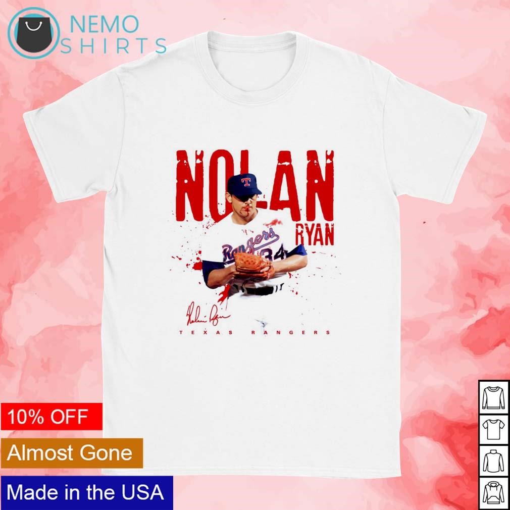 Nolan Ryan Texas Rangers baseball bleeding signature shirt, hoodie, sweater  and v-neck t-shirt