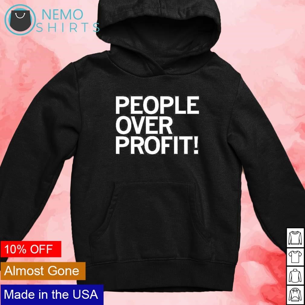 People over profit discount sweatshirt