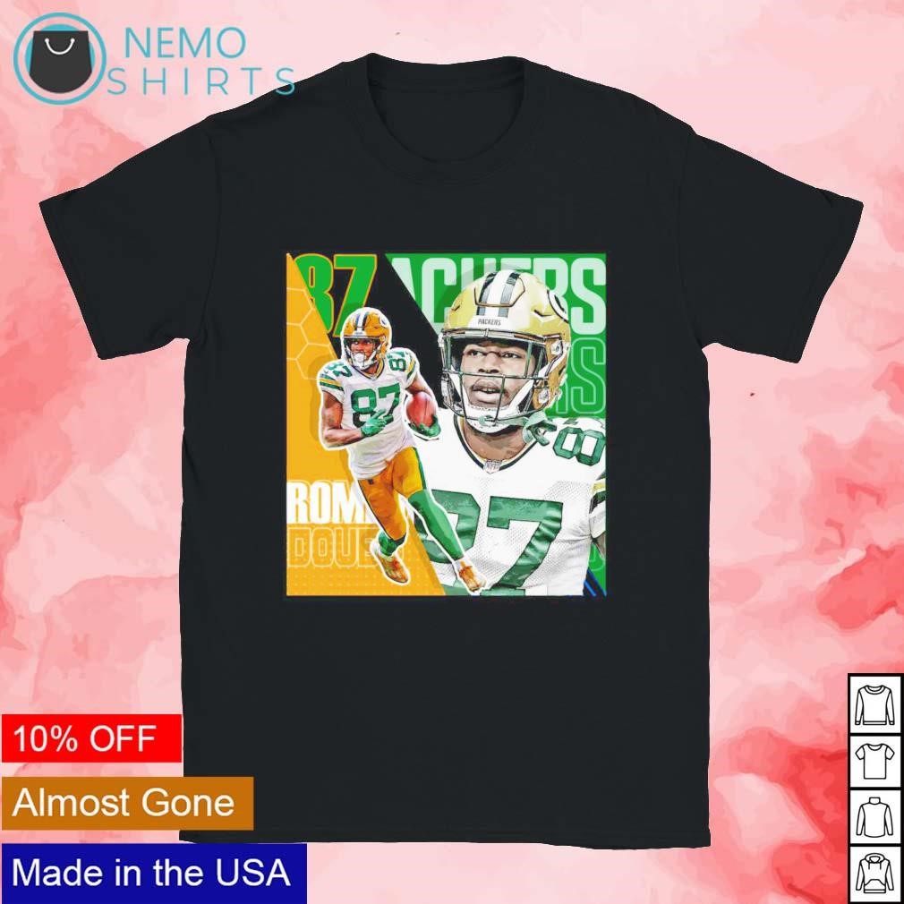 Romeo Doubs Green Bay Packers football poster design shirt, hoodie, sweater  and v-neck t-shirt