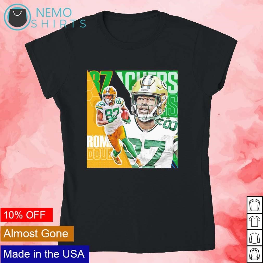 Romeo Doubs Green Bay Packers football poster design shirt, hoodie, sweater  and v-neck t-shirt