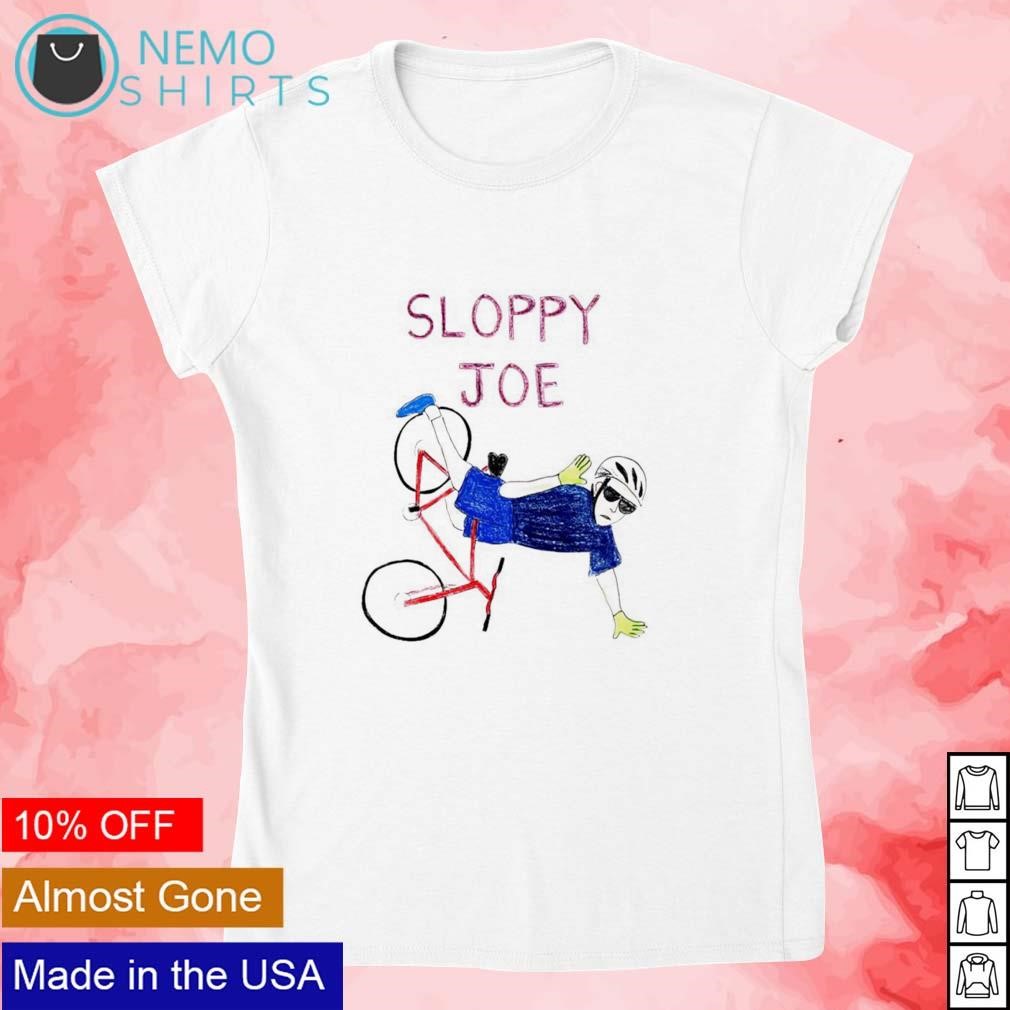 Sloppy Joe Joe Biden falls off bicycle shirt, hoodie, sweater and