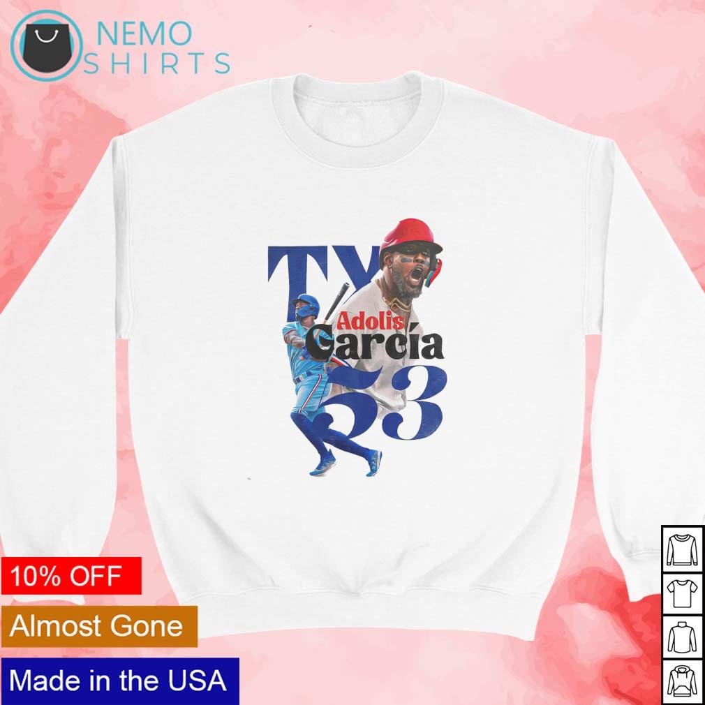 Adolis Garcia #53 Texas Rangers Navy T-Shirt