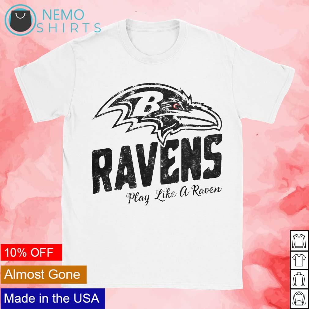 Baltimore Ravens football play like a Raven logo shirt, hoodie, sweater and  v-neck t-shirt