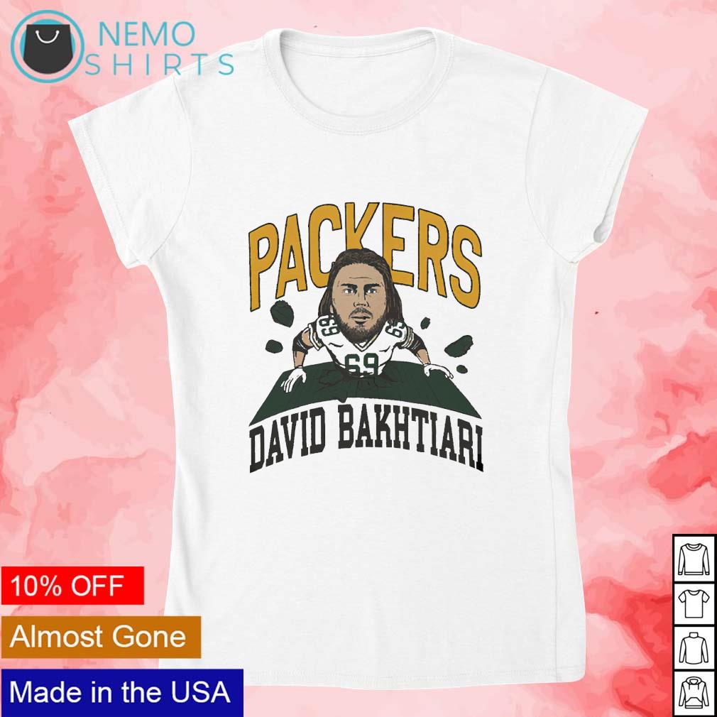 Packers David Bakhtiari Shirt,Sweater, Hoodie, And Long Sleeved, Ladies,  Tank Top