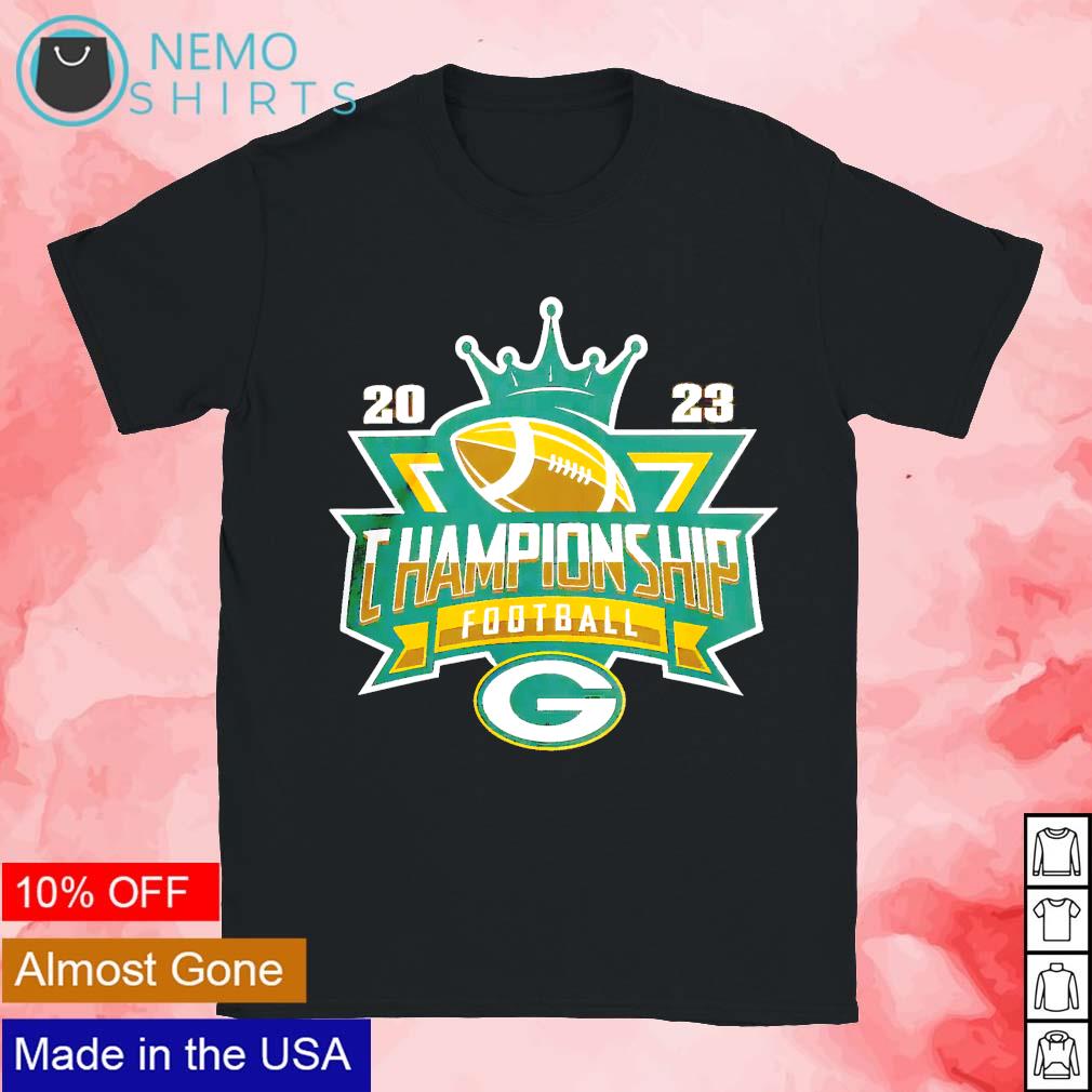 Official Green Bay Packers Football NFL 2023 championship crown