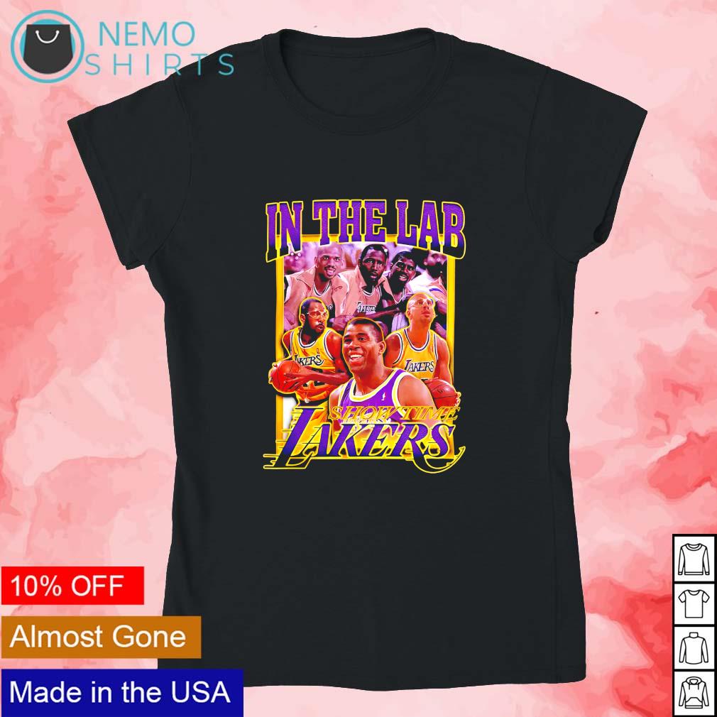 Womens vintage best sale lakers shirt