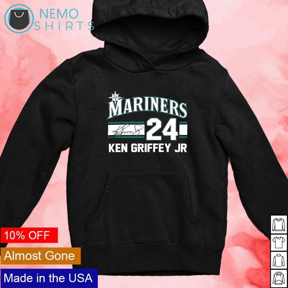 Ken Griffey Jr Seattle Mariners no 24 signature logo shirt, hoodie